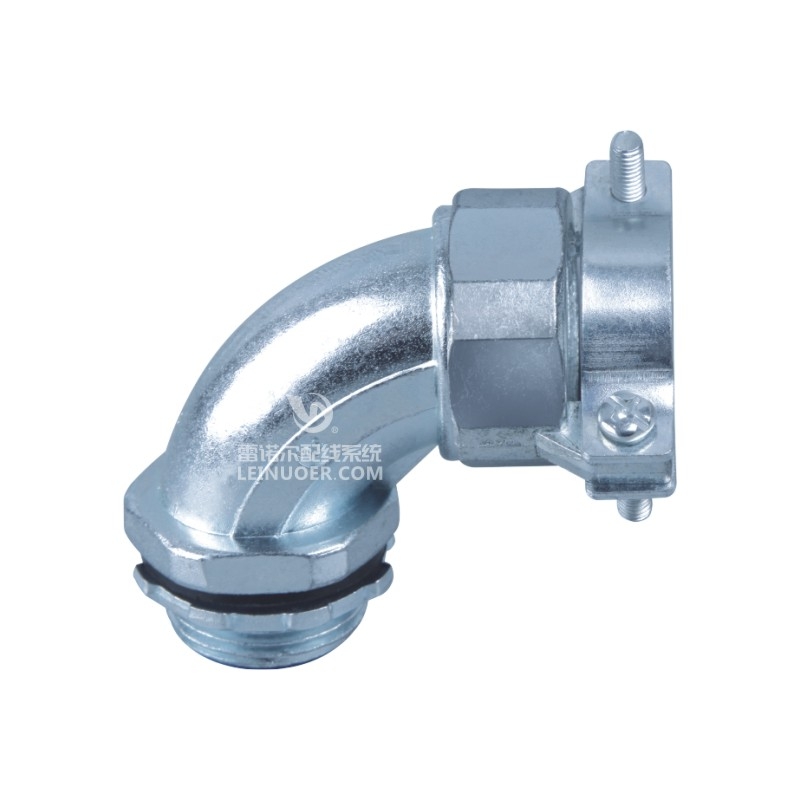 锌合金双锁紧90度弯接头