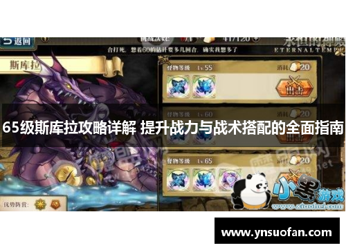 65级斯库拉攻略详解 提升战力与战术搭配的全面指南